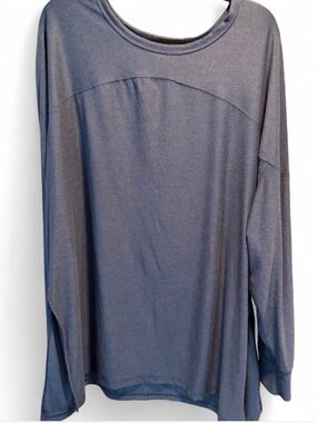 Old Navy ActiveCloudmotion blue long sleeve tunic top oversized fit Size XL Tall